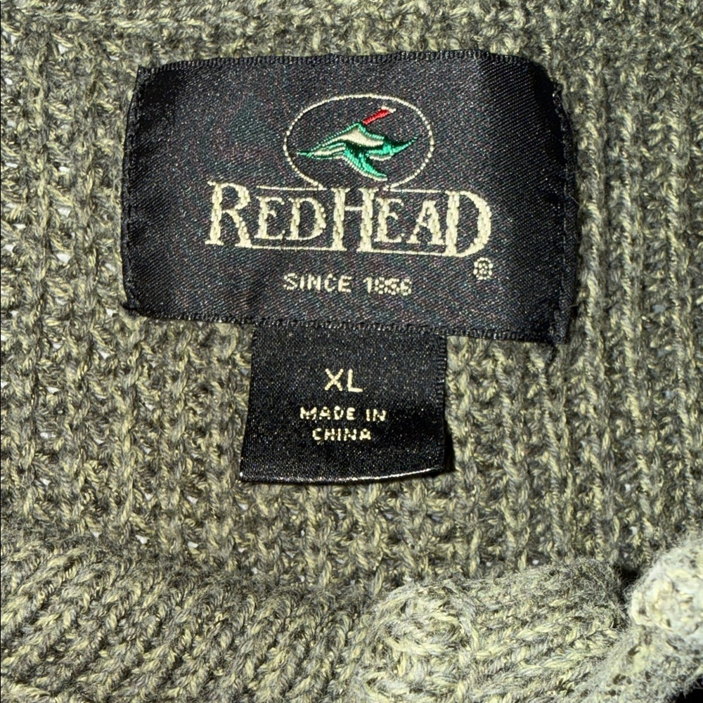 RedHead Men's Green Crewneck Sweater XL - Picture 5 of 8